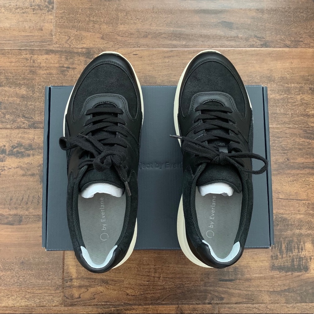 EVERLANE The Trainer Leather Sneakers, New!